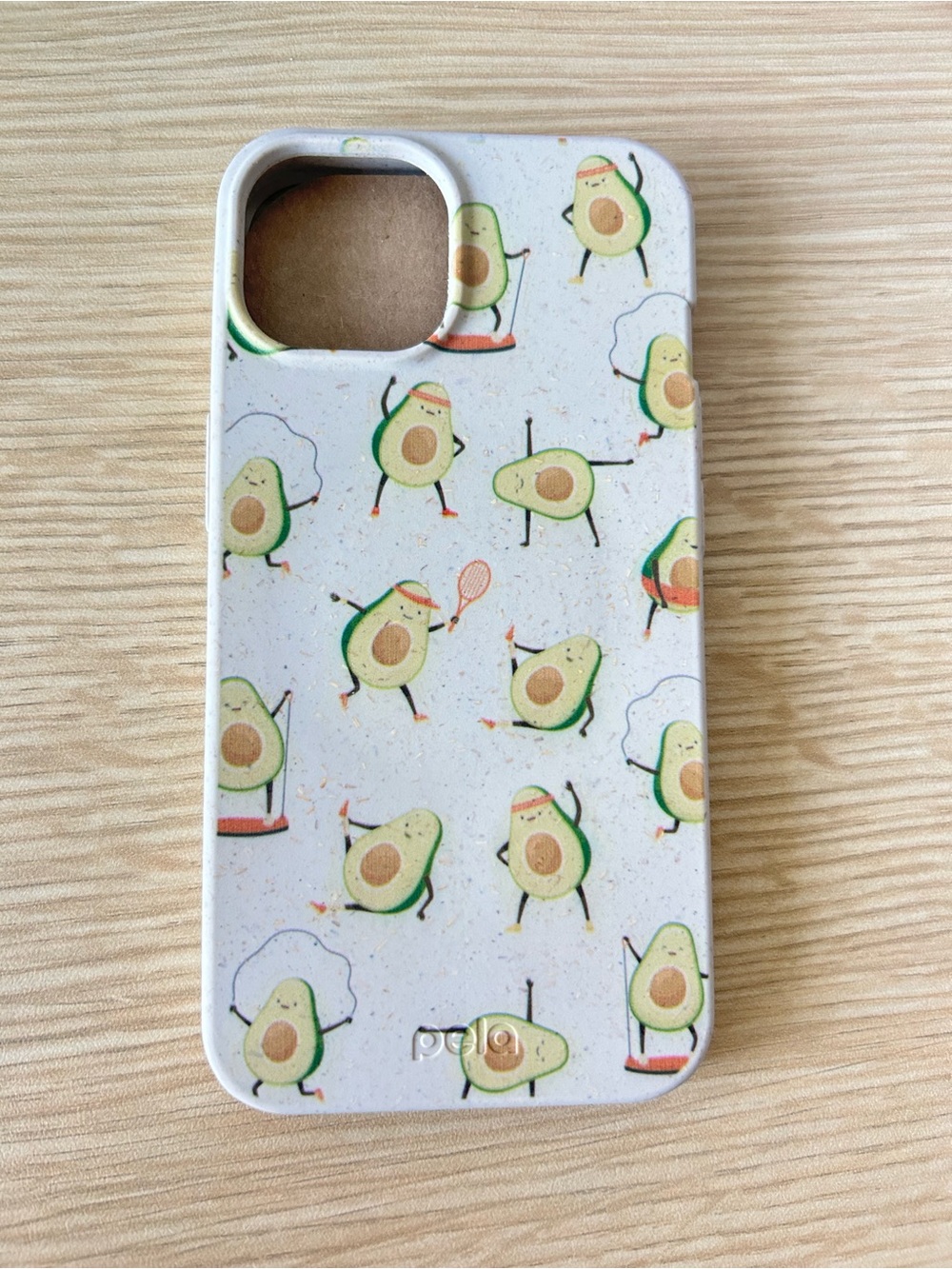 NWT Pela iPhone 14 Case - London Fog Avo Day
